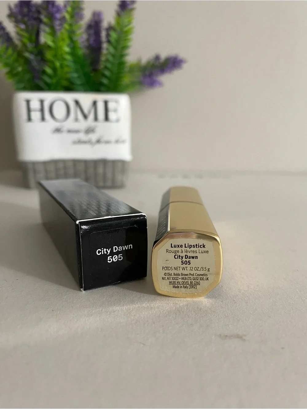 505 City Dawn ~ Bobbi Brown Luxe Lipstick, Full Size, 0.12 OZ, New With Box